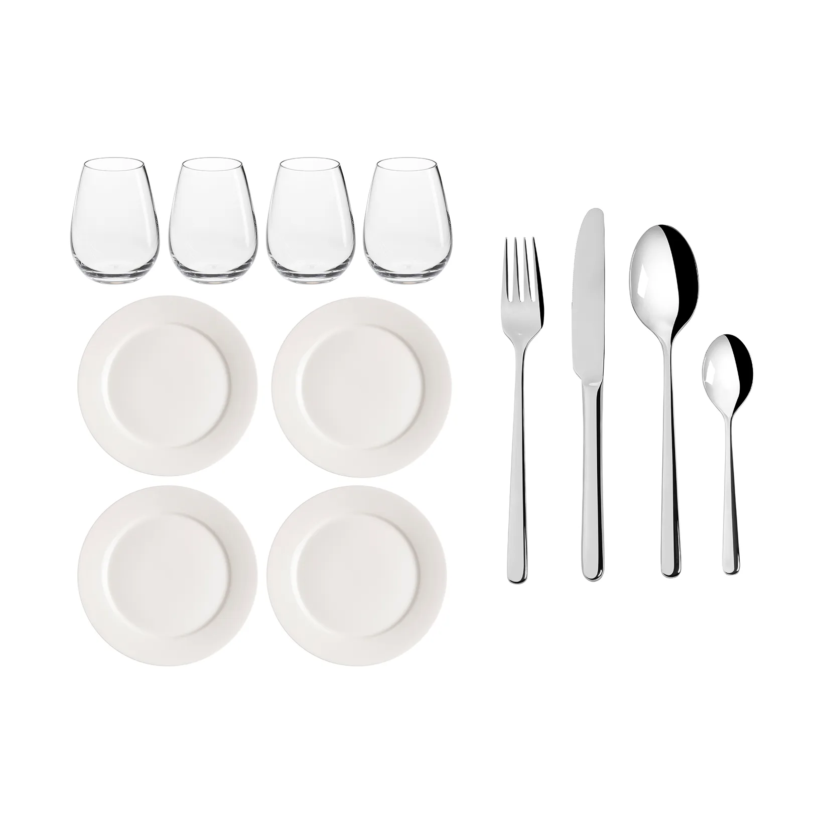Set inicial de cena Scandi Living 32 piezas Scandi Living