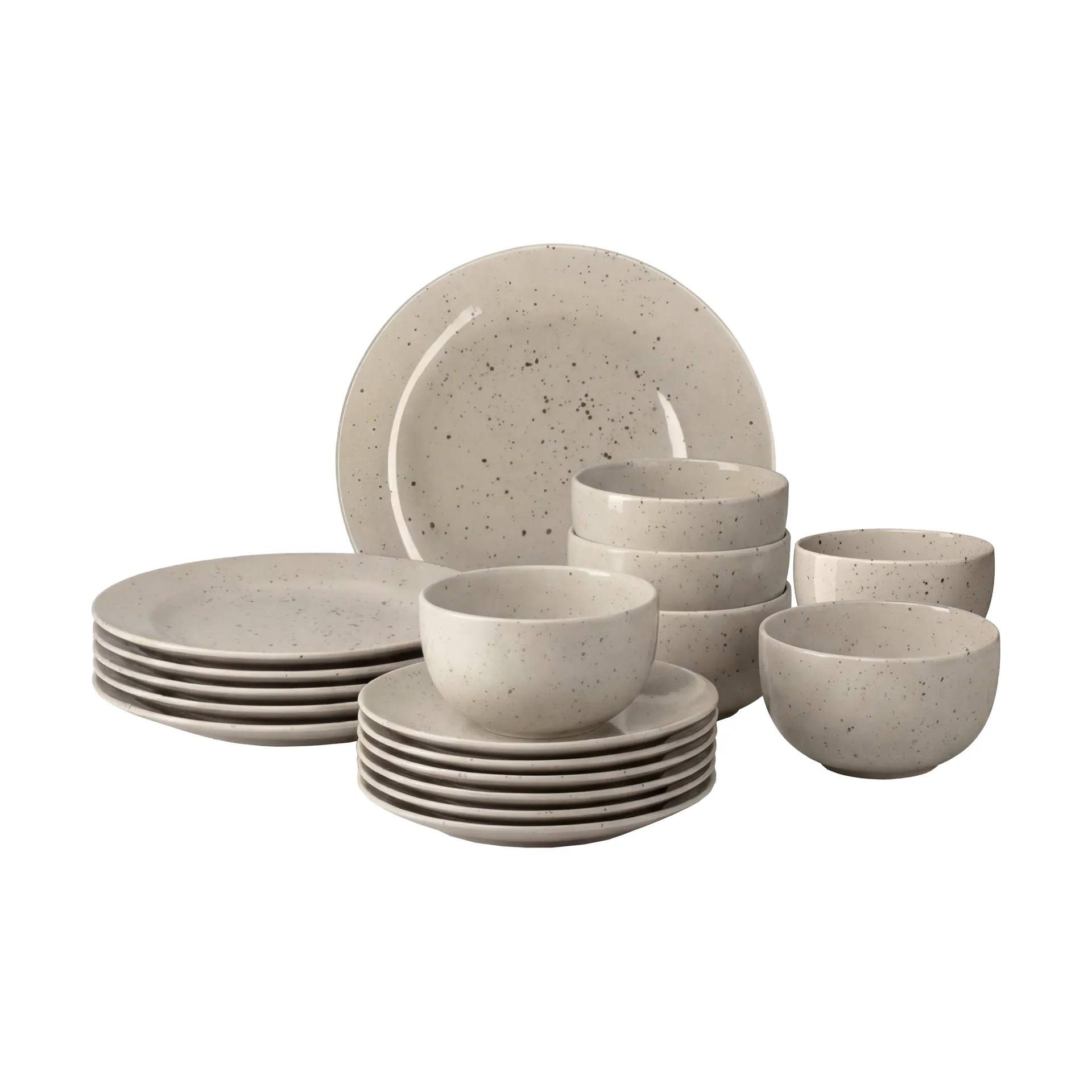 Set inicial Freckle 18 piezas - Beige Scandi Living