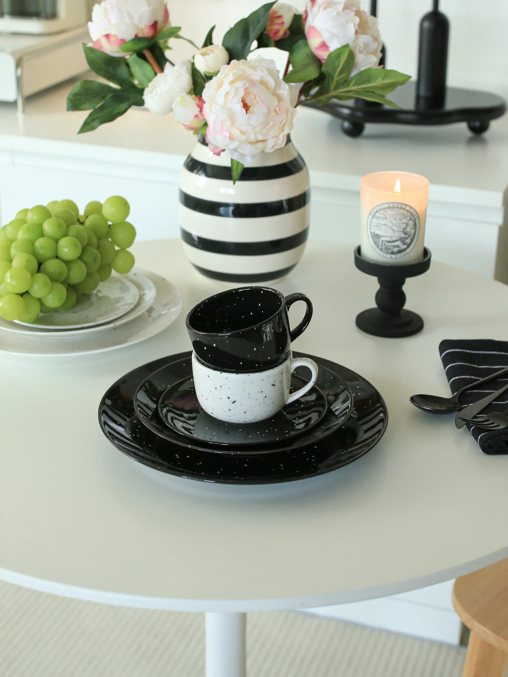 Set inicial Freckle 18 piezas - Negro,  Scandi Living