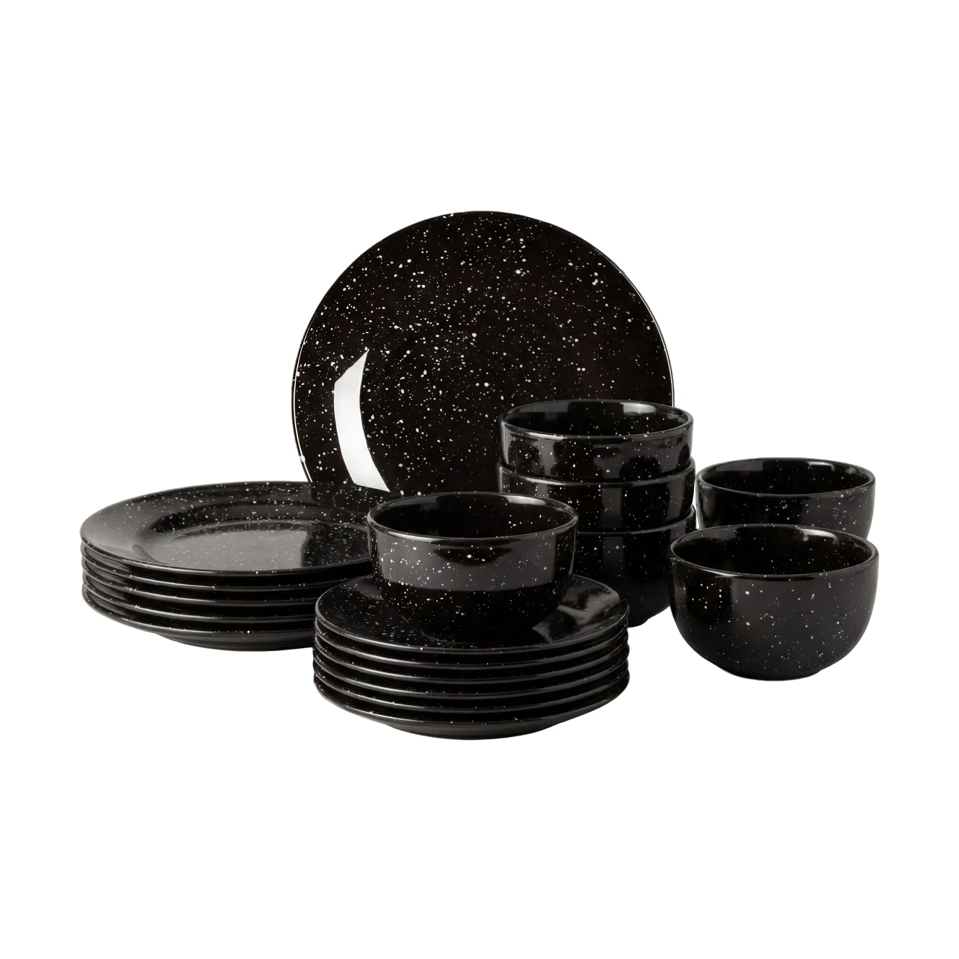 Set inicial Freckle 18 piezas - Negro Scandi Living