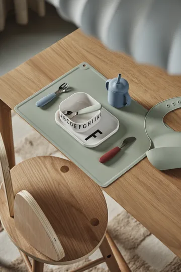 Taza con pajita Idun de silicona 120 ml - Blue - Scandi Living