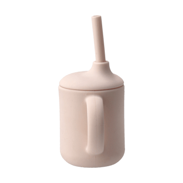 Taza con pajita Idun de silicona 120 ml - Blush - Scandi Living