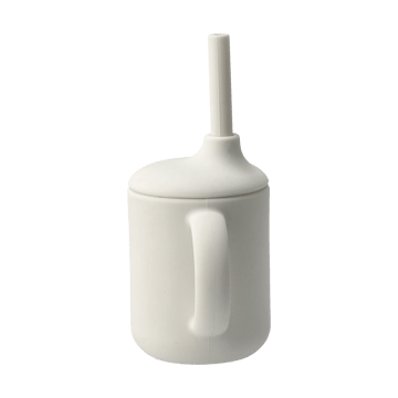 Taza con pajita Idun de silicona 120 ml - Vanilla - Scandi Living