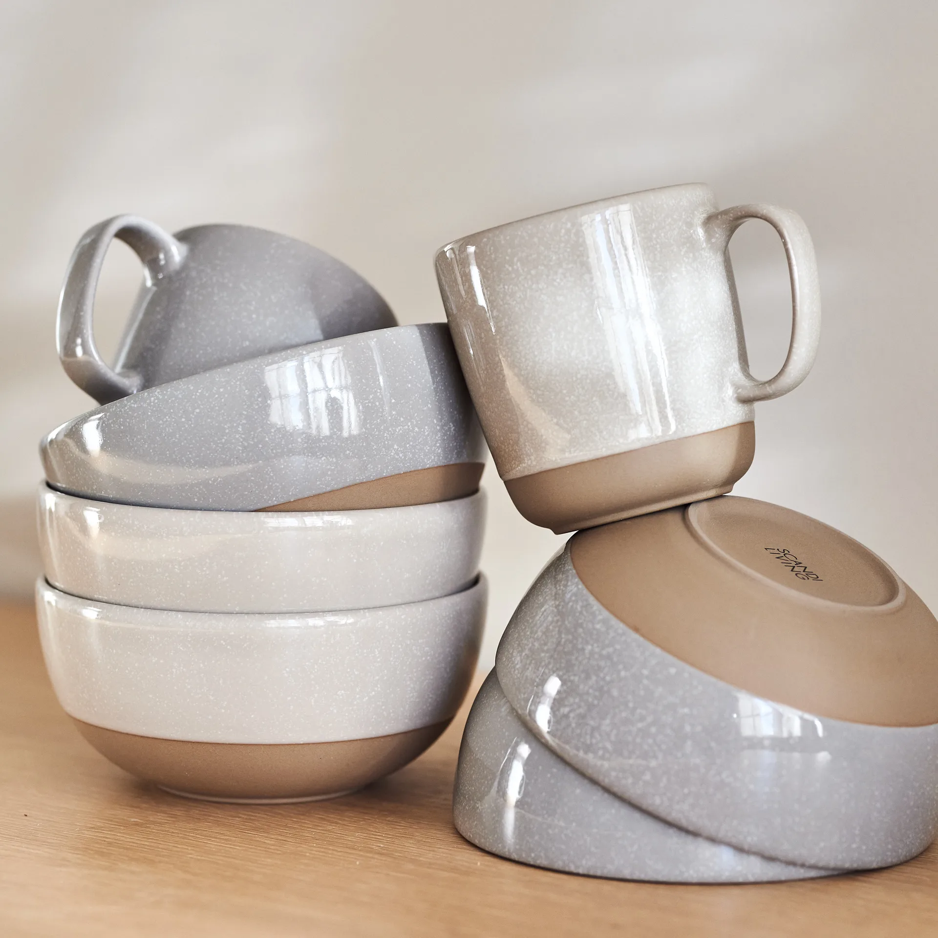 Taza Fossil 35 cl, Beige Scandi Living