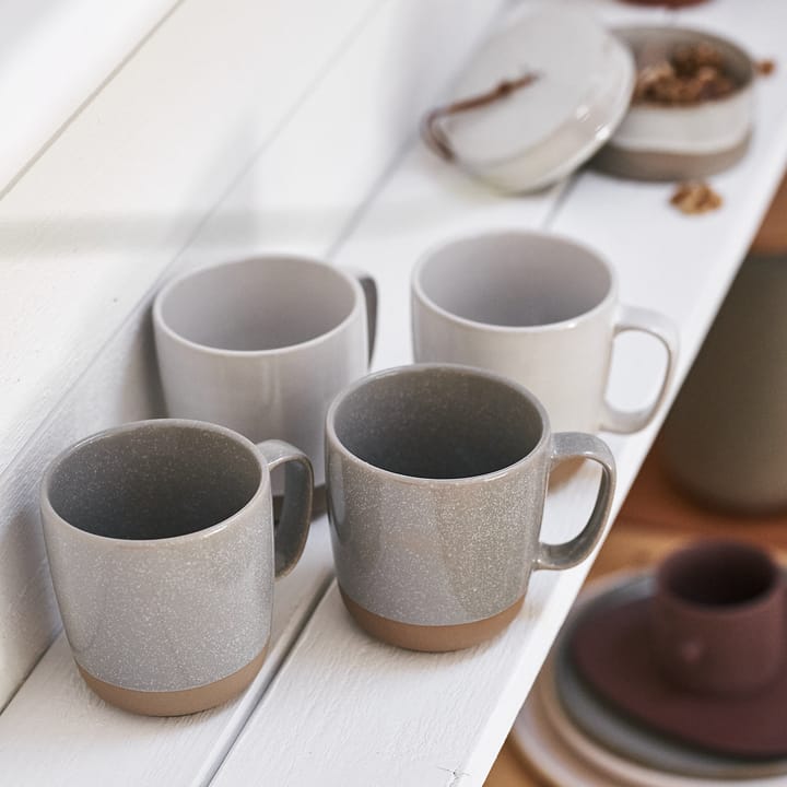 Taza Fossil 35 cl, gris Scandi Living
