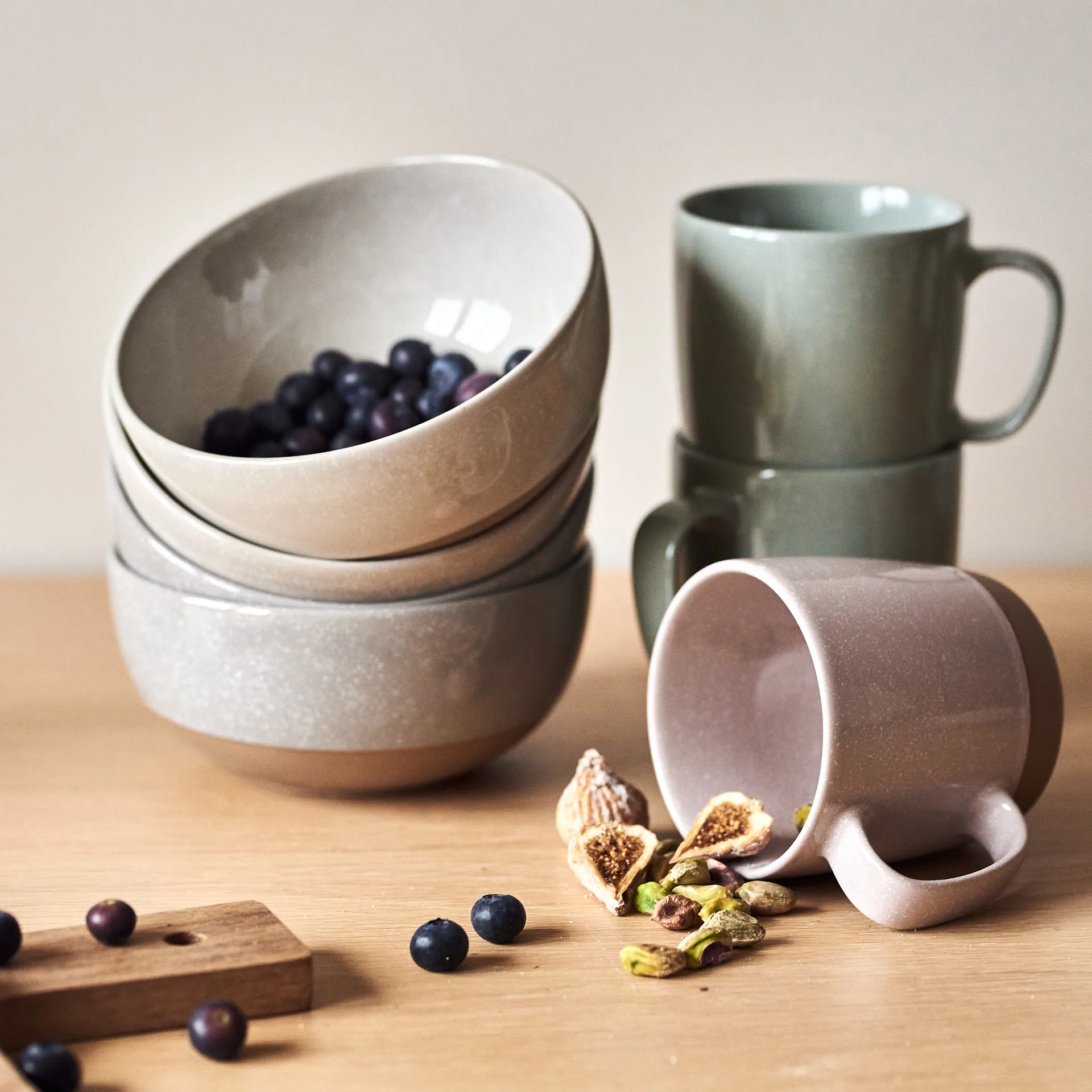 Taza Fossil 35 cl, Rosa Scandi Living