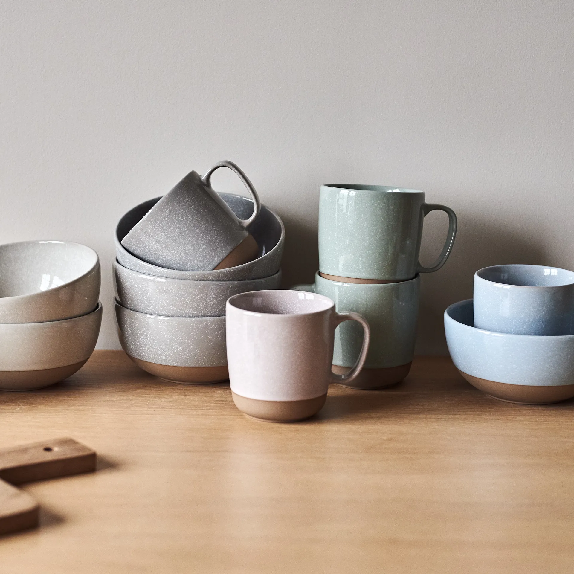 Taza Fossil 35 cl, verde Scandi Living