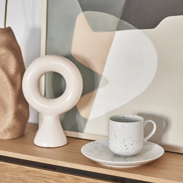 Taza Freckle 38 cl, blanco Scandi Living