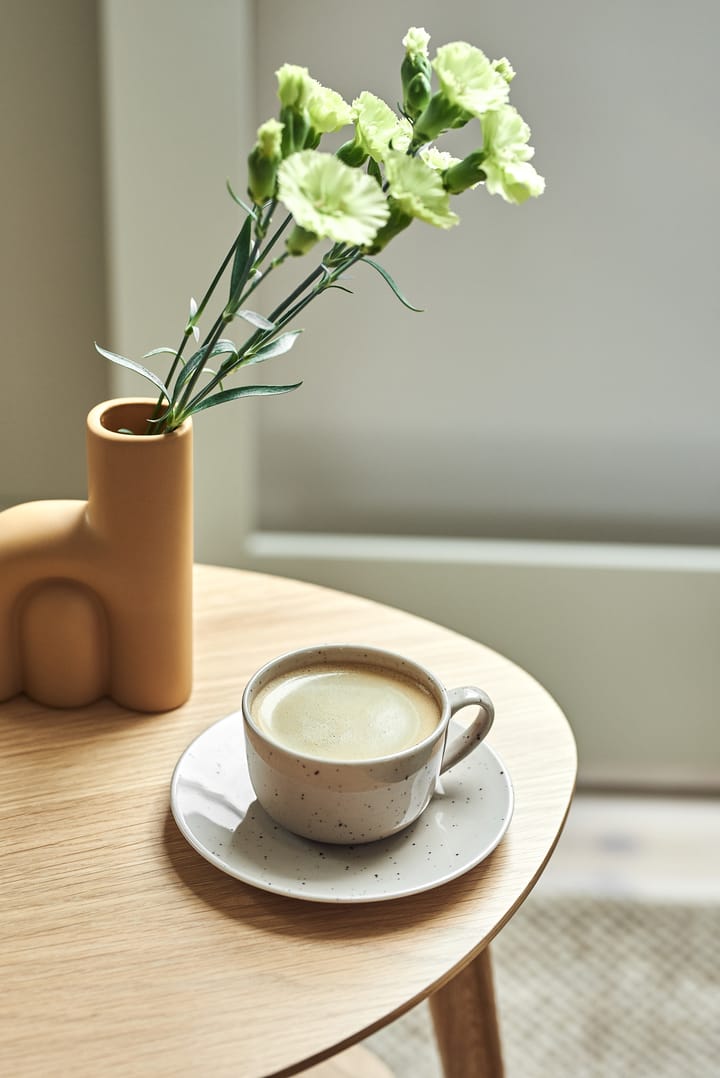 Taza y platillo Freckle 26 cl, Beige Scandi Living