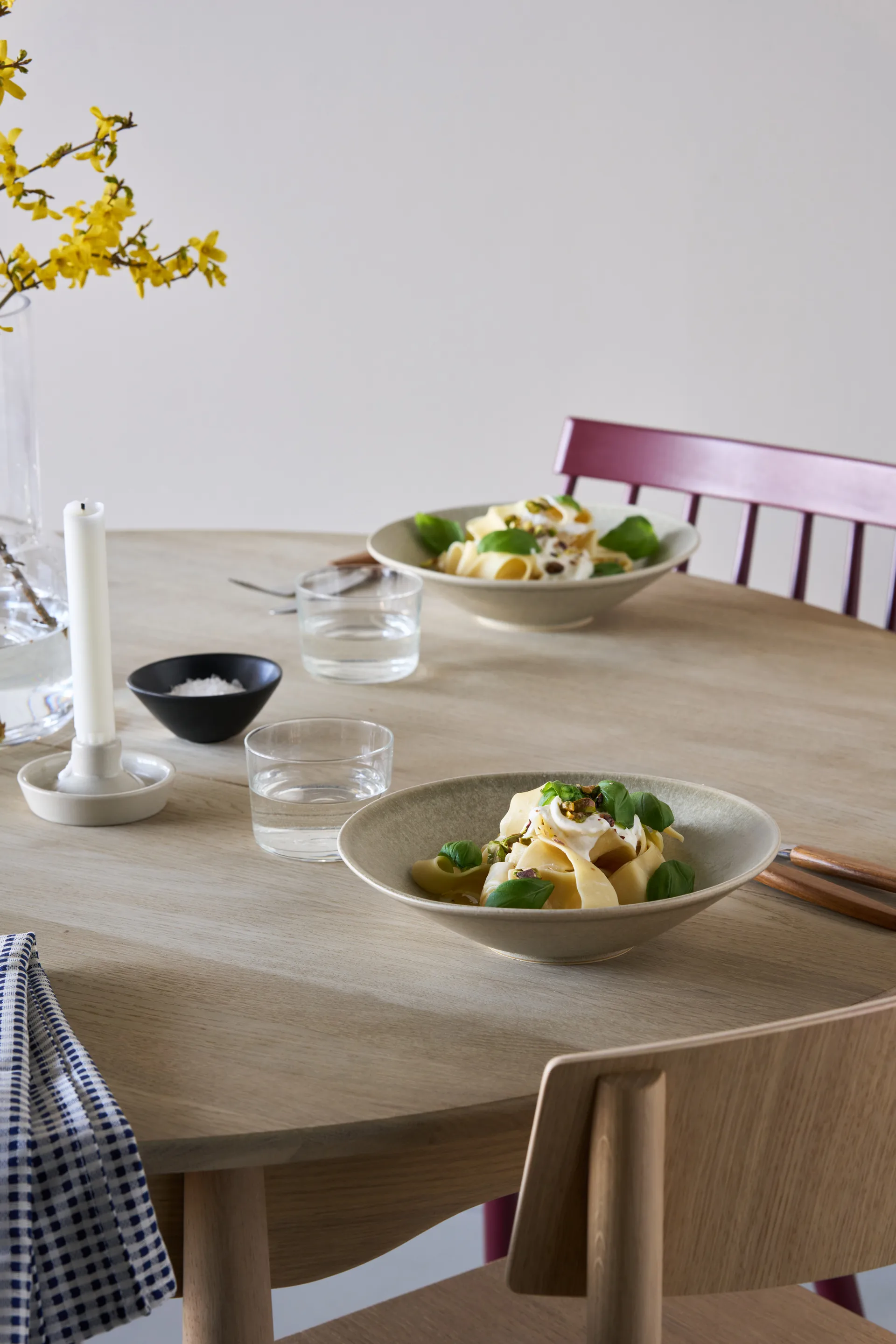 Terra plato, Beige de gres, Ø22,5 cm Scandi Living
