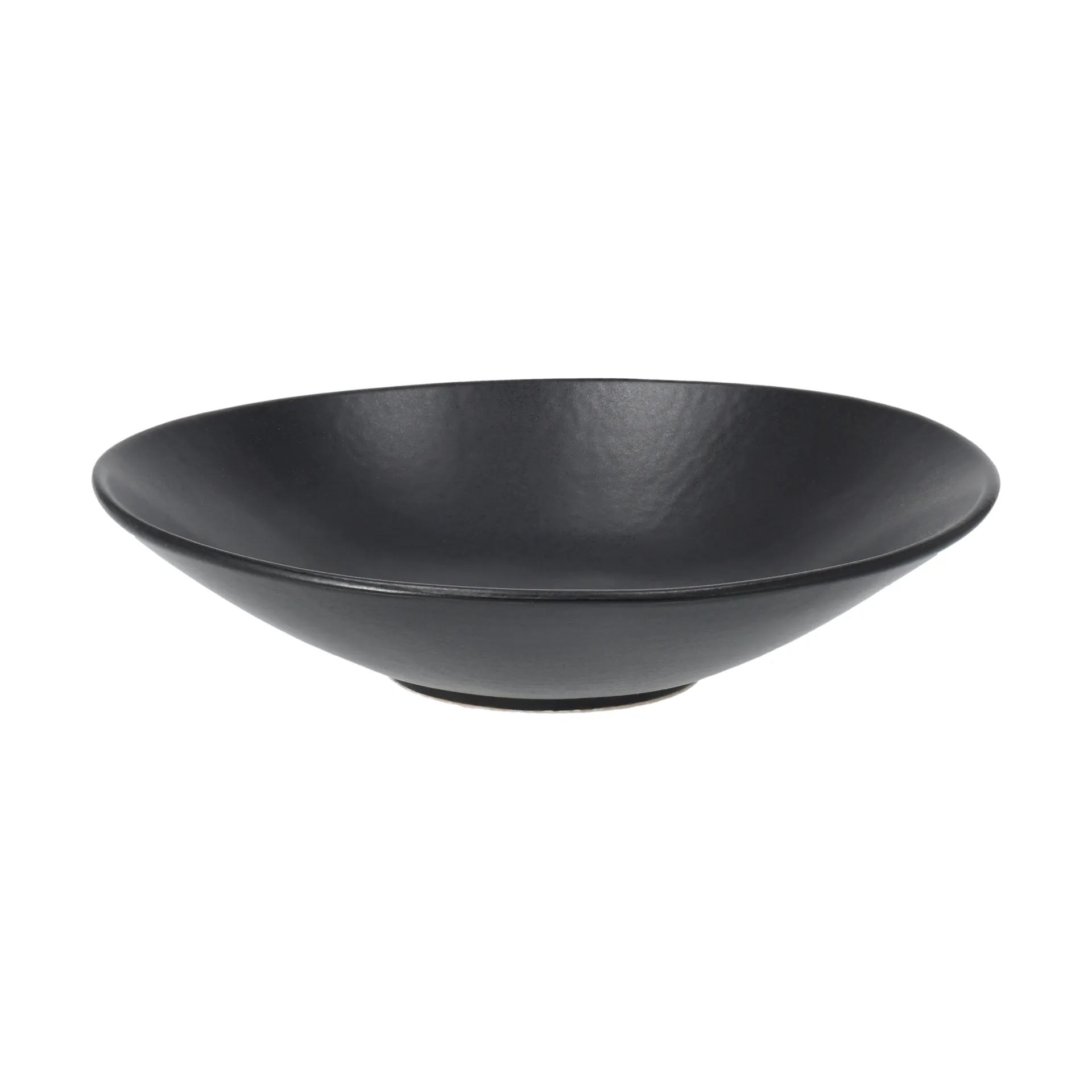 Terra plato, Negro de gres, Ø22,5 cm Scandi Living