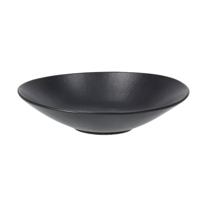 Terra plato - Negro de gres, Ø22,5 cm - Scandi Living