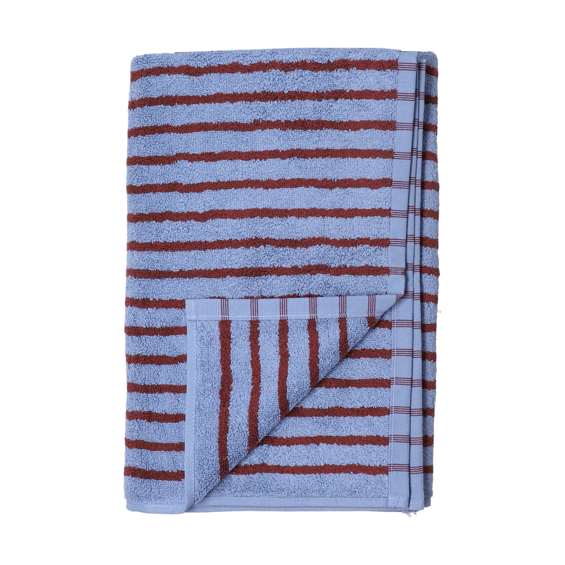 Toalla de baño Drift 70x140 cm, Azul-rojo Scandi Living
