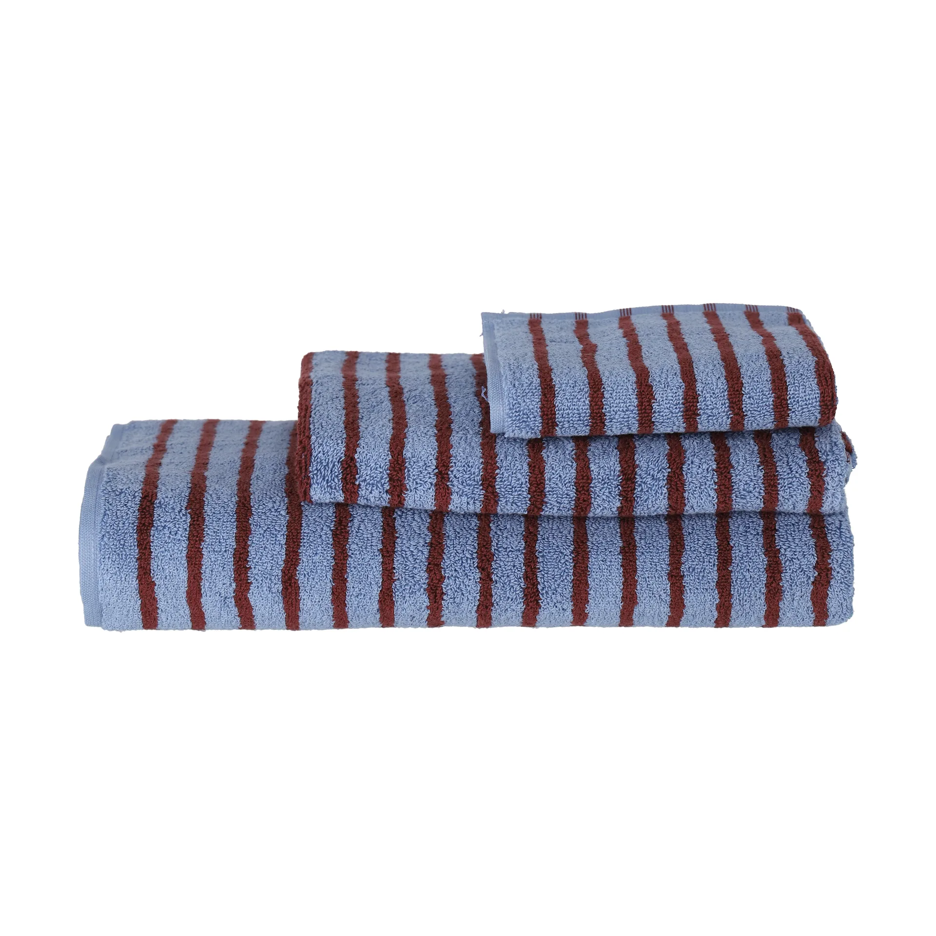 Toalla de baño Drift 70x140 cm, Azul-rojo Scandi Living
