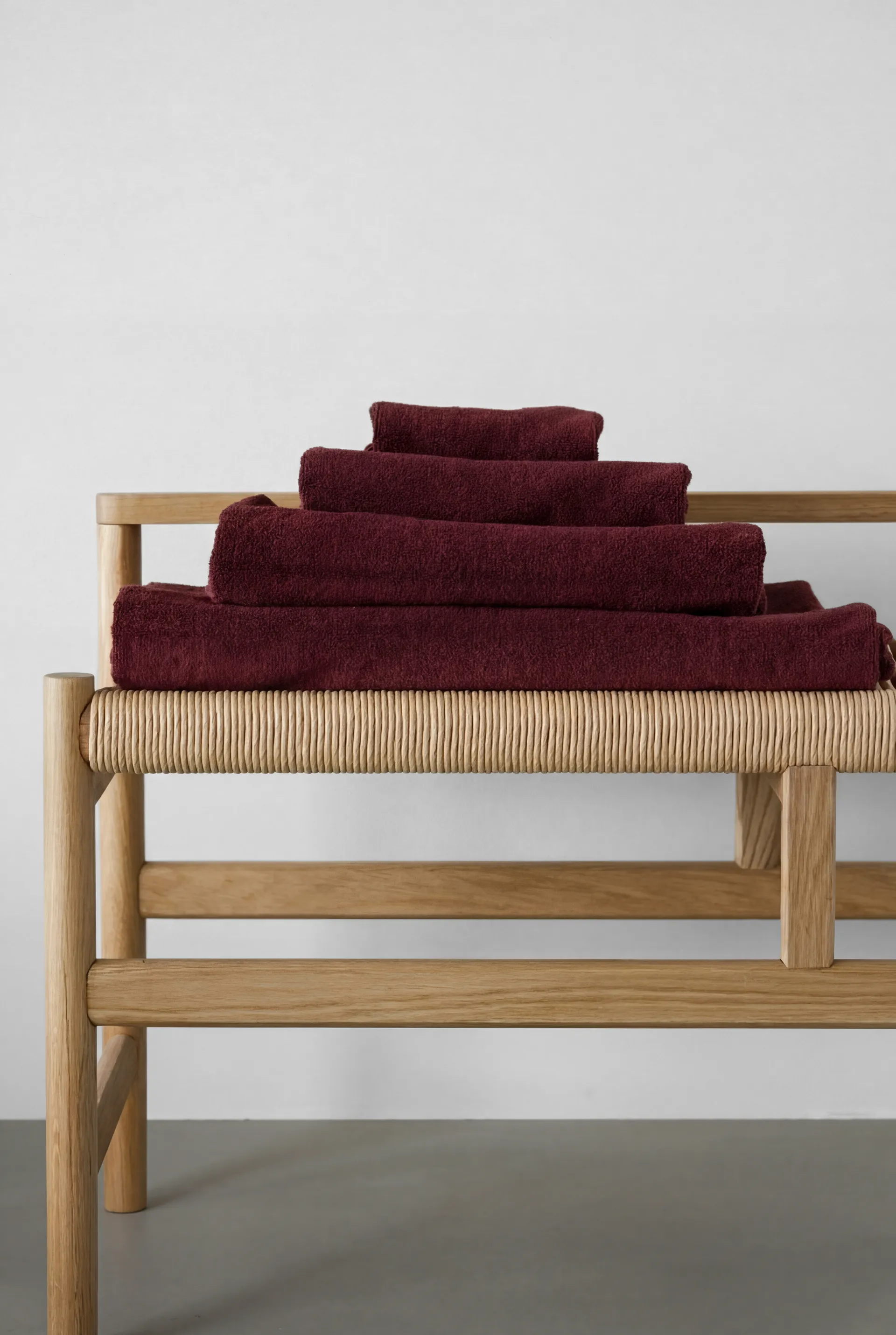 Toalla de baño Drift 70x140 cm, Rojo Scandi Living