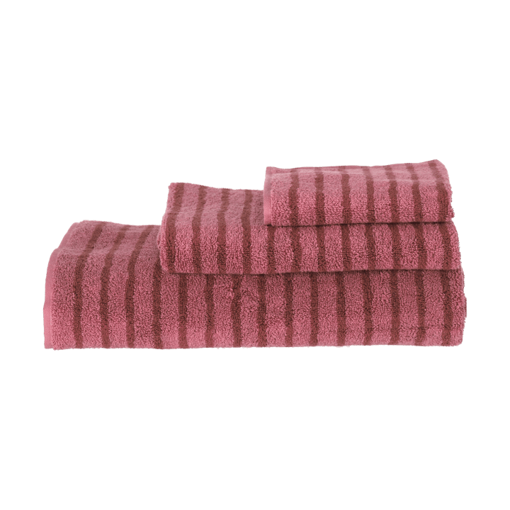 Toalla de baño Drift 70x140 cm, Rosa-rojo Scandi Living