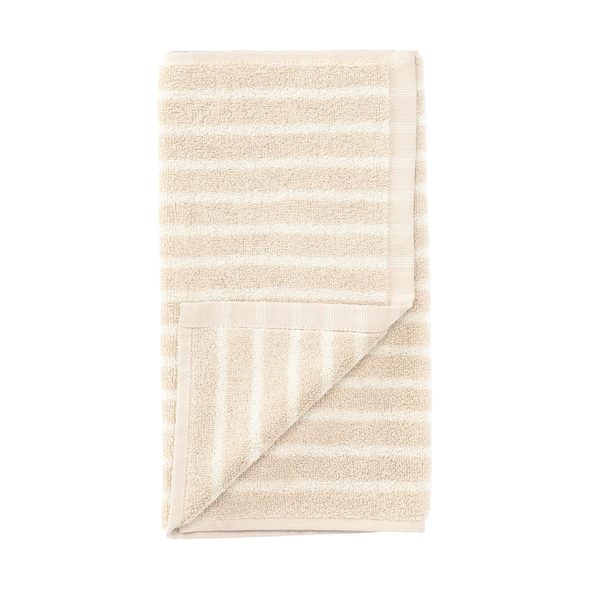 Toalla Drift 30x50 cm, Beige-blanco Scandi Living