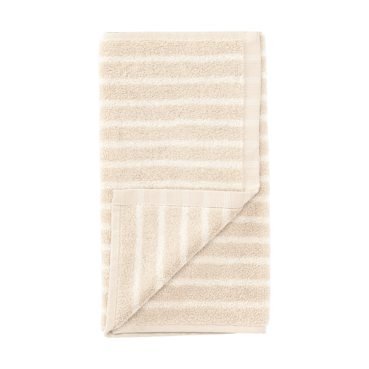 Toalla Drift 30x50 cm - Beige-blanco - Scandi Living