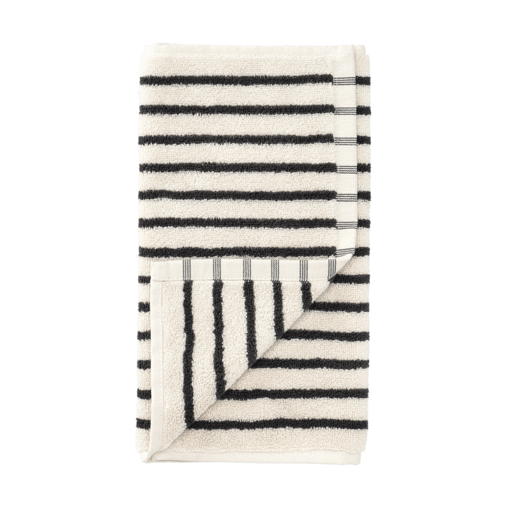 Toalla Drift 30x50 cm - Blanco-negro - Scandi Living