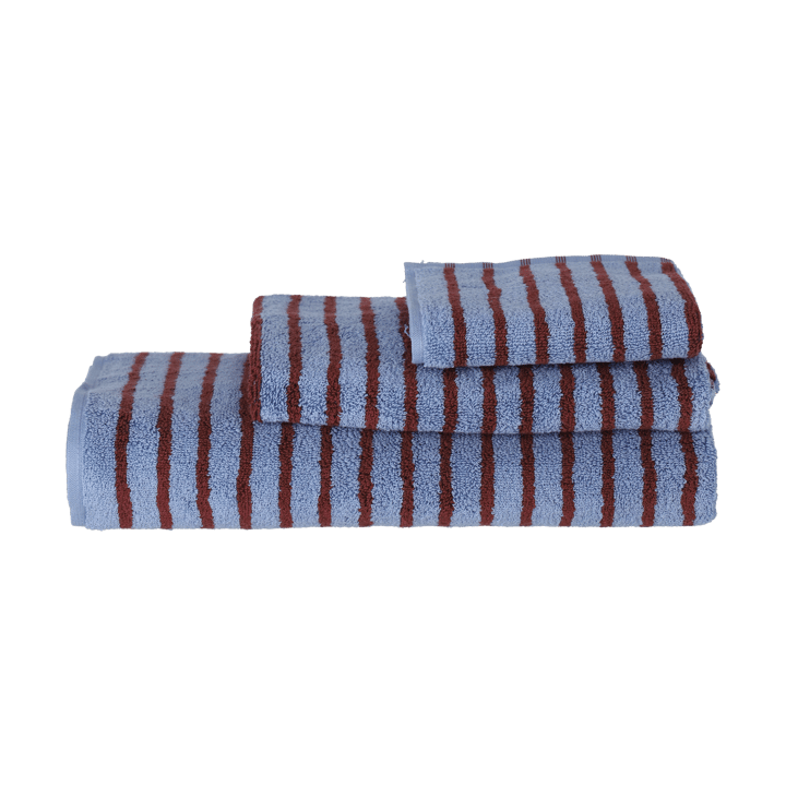 Toalla Drift 50x70 cm, Azul-rojo Scandi Living