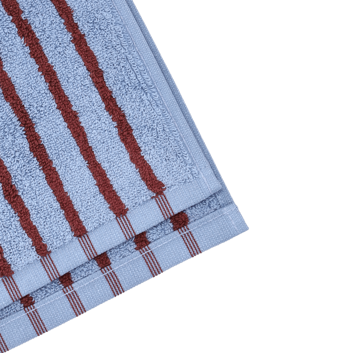 Toalla Drift 50x70 cm, Azul-rojo Scandi Living