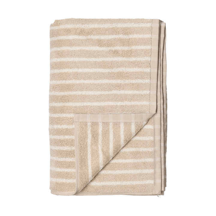 Toalla Drift 50x70 cm - Beige-blanco - Scandi Living