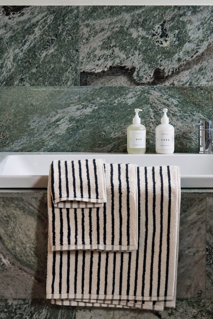 Toalla Drift 50x70 cm, Blanco-negro Scandi Living