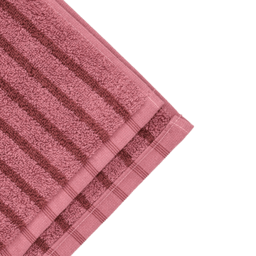 Toalla Drift 50x70 cm - Rosa-rojo - Scandi Living