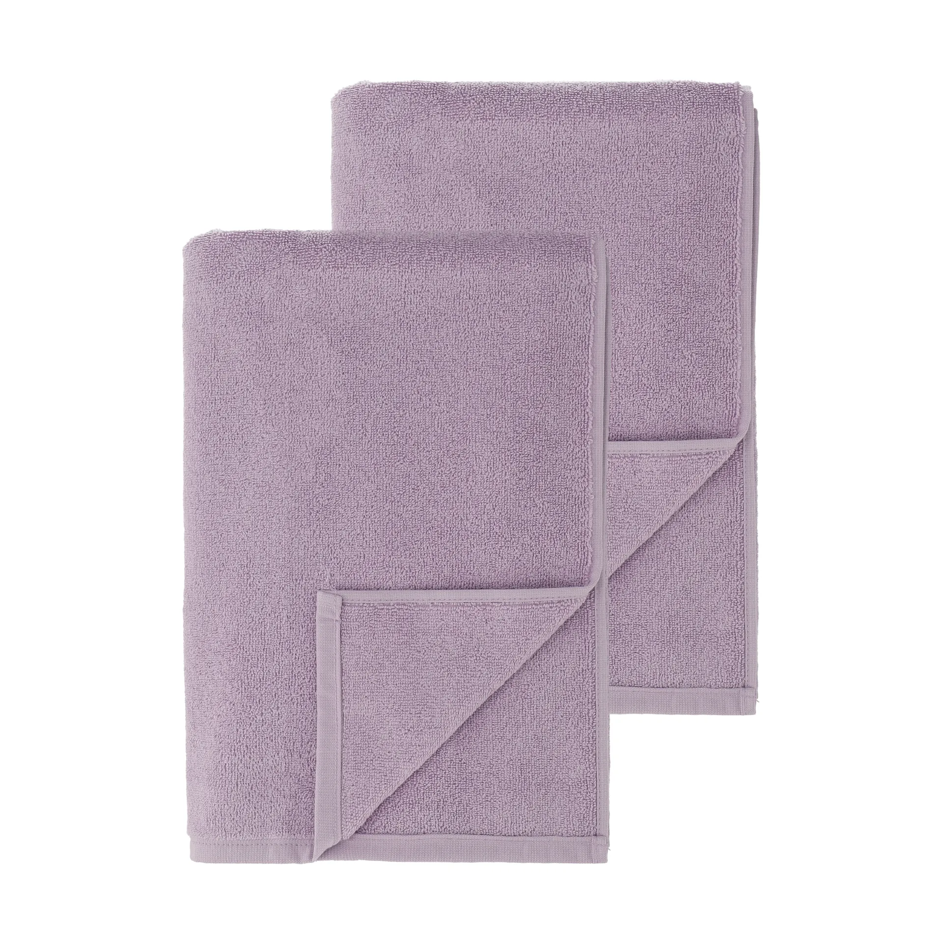 Toallas de baño Drift 100x150 cm, 2-pack - Lila,  Scandi Living
