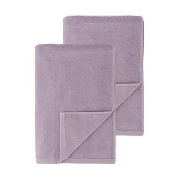 Toallas de baño Drift 100x150 cm, 2-pack - Lila - Scandi Living