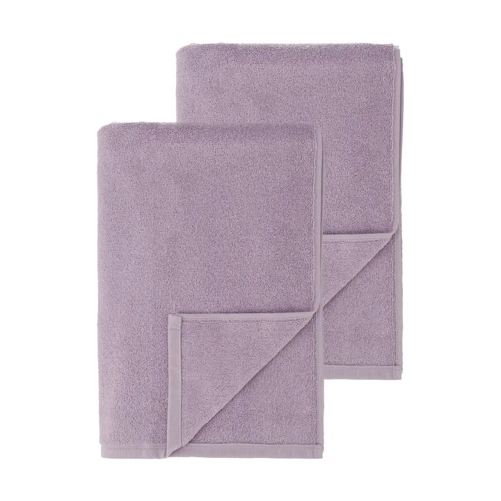 Toallas de baño Drift 100x150 cm, 2-pack - Lila - Scandi Living