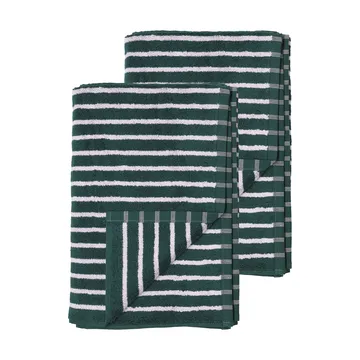 Toallas de baño Drift 100x150 cm, 2-pack - Verde-lila - Scandi Living