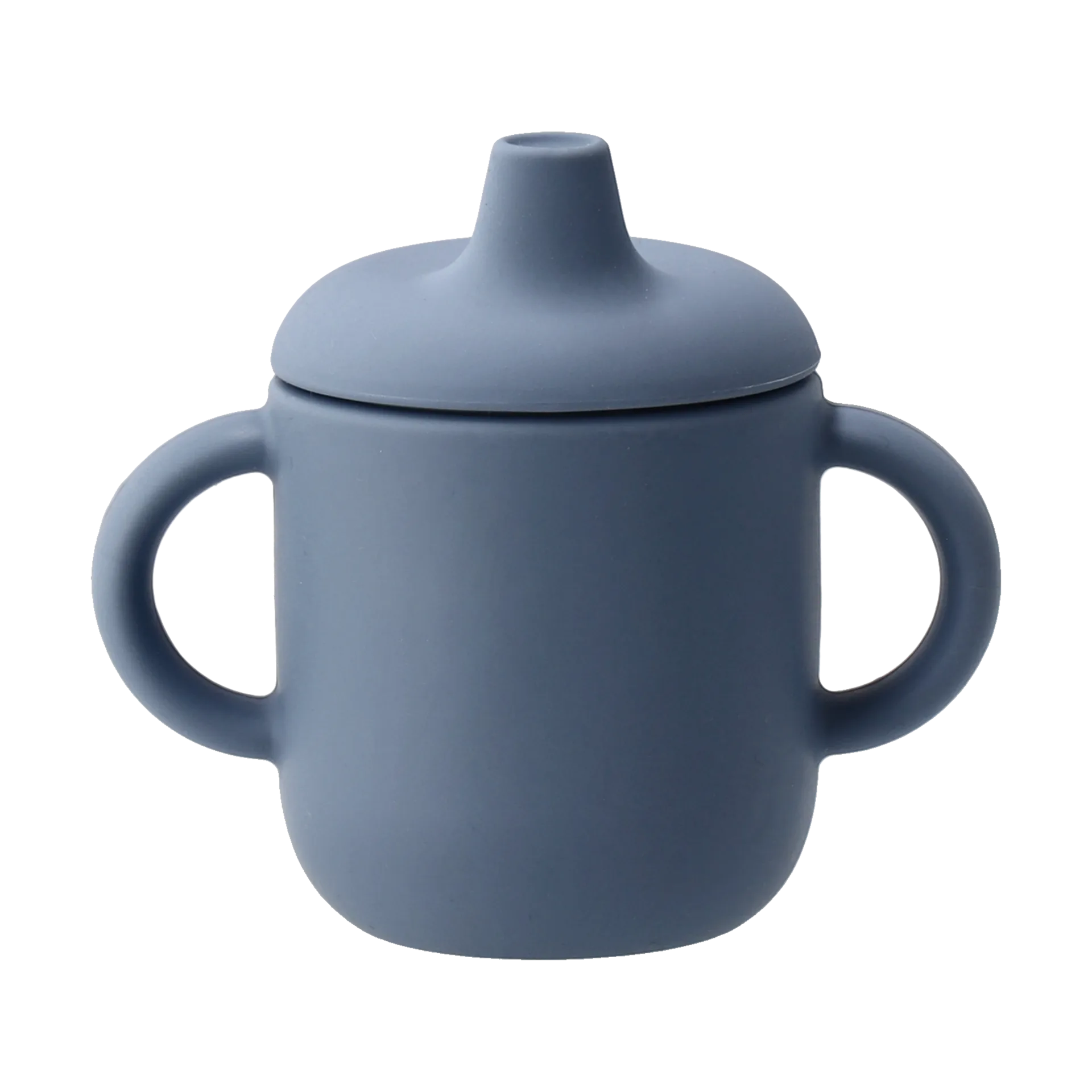 Vaso con boquilla Elvie silicona 180 ml, Blue Scandi Living