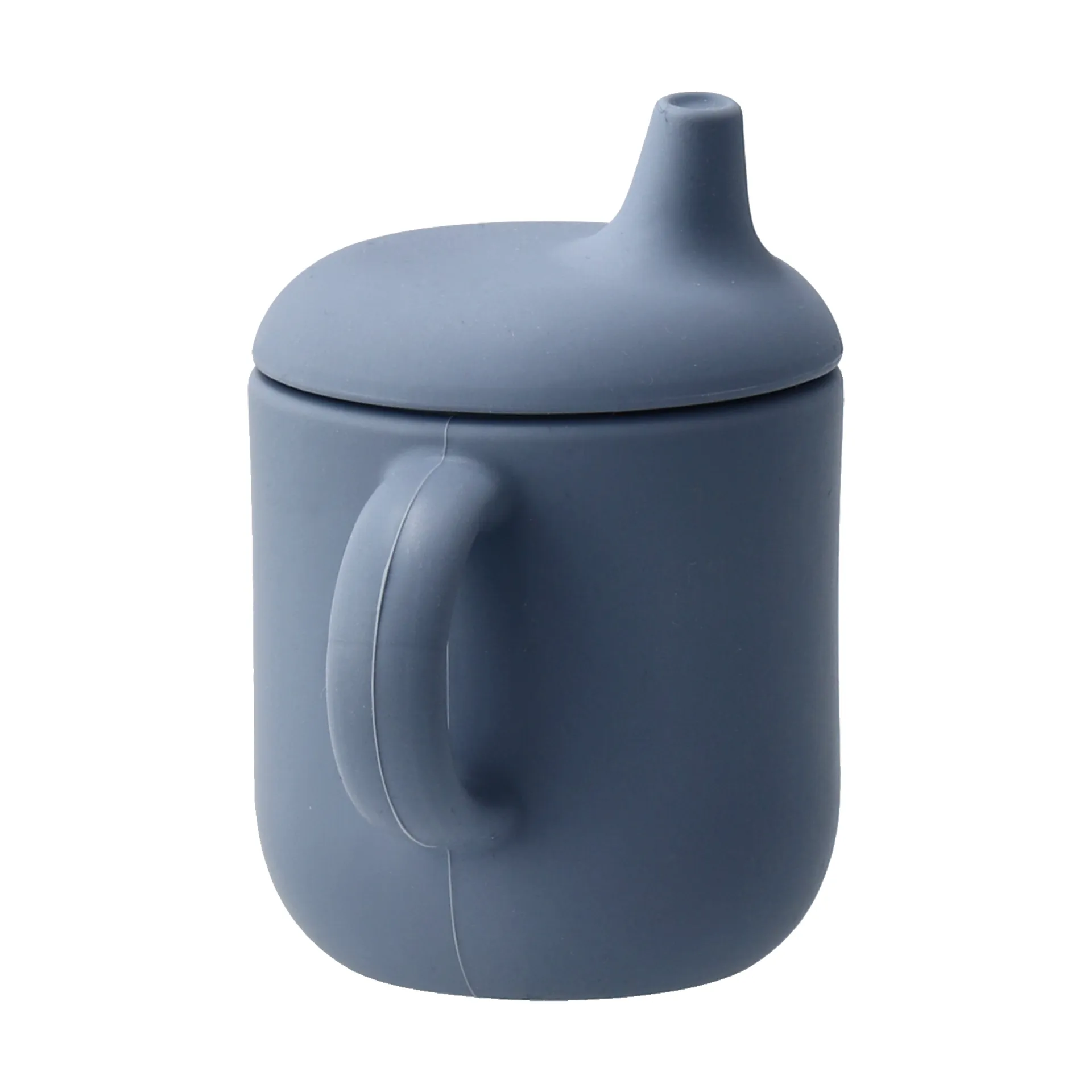 Vaso con boquilla Elvie silicona 180 ml, Blue Scandi Living