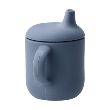 Vaso con boquilla Elvie silicona 180 ml - Blue - Scandi Living