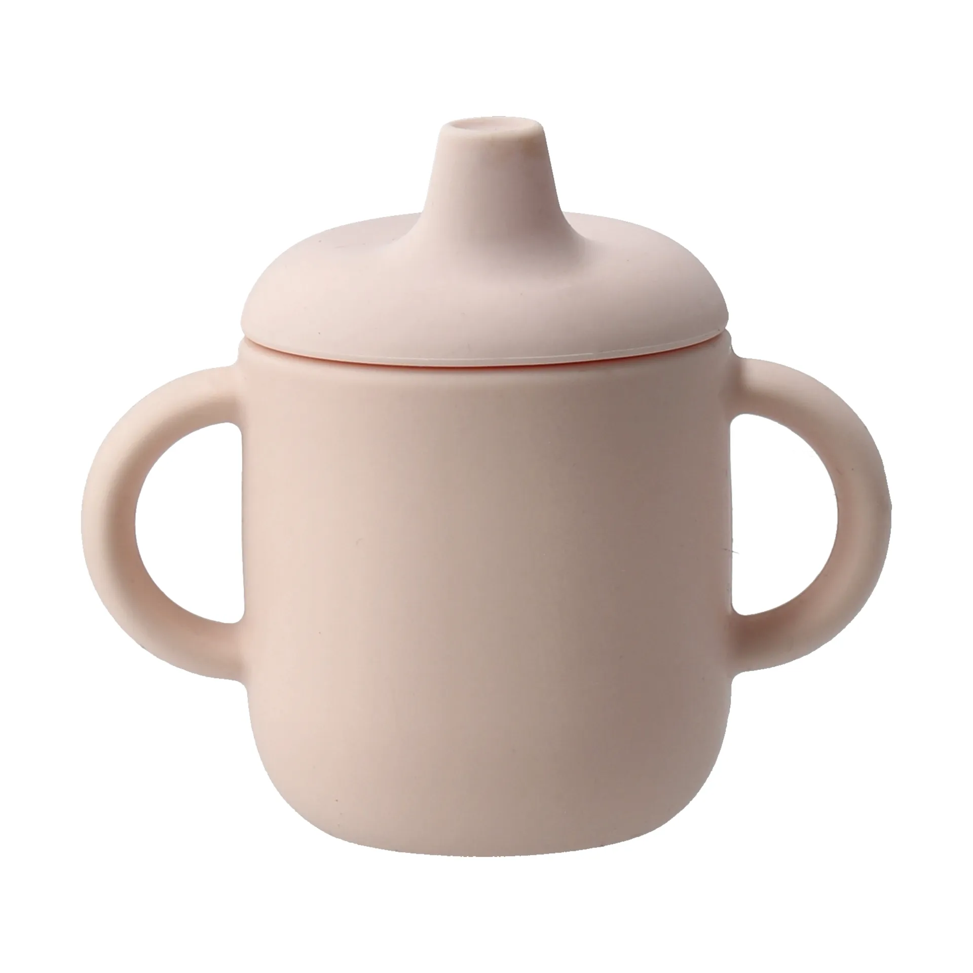 Vaso con boquilla Elvie silicona 180 ml, Blush Scandi Living