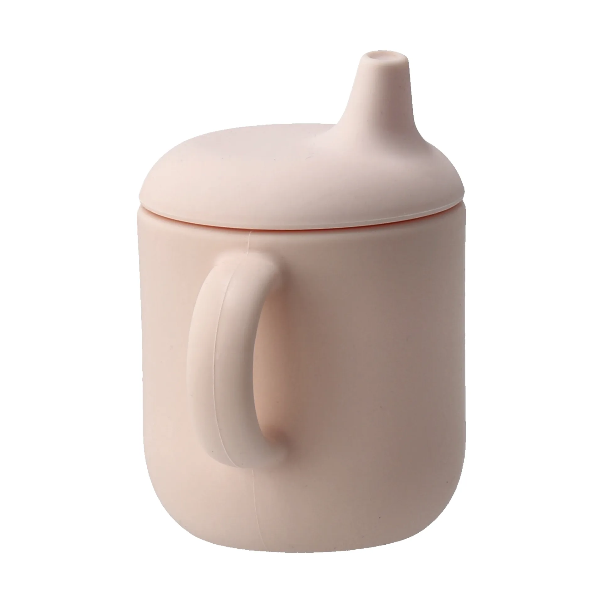 Vaso con boquilla Elvie silicona 180 ml, Blush Scandi Living