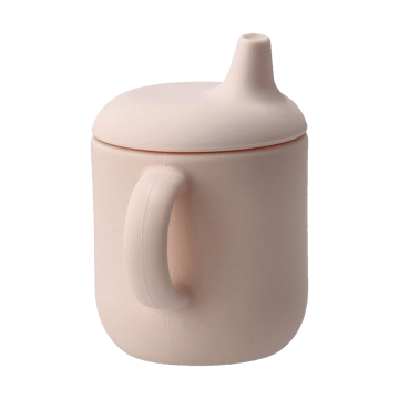 Vaso con boquilla Elvie silicona 180 ml - Blush - Scandi Living