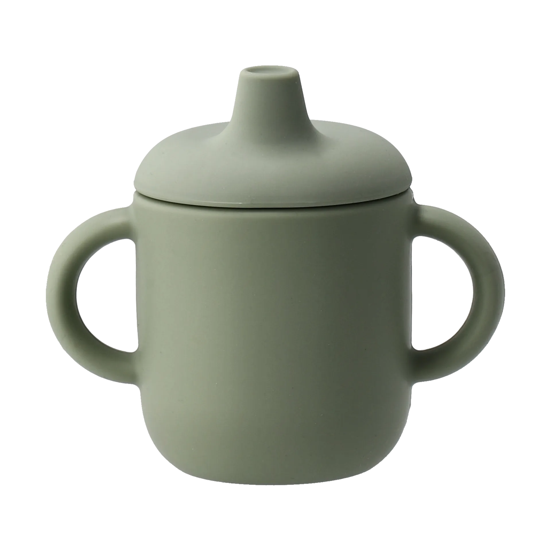 Vaso con boquilla Elvie silicona 180 ml, Green Scandi Living