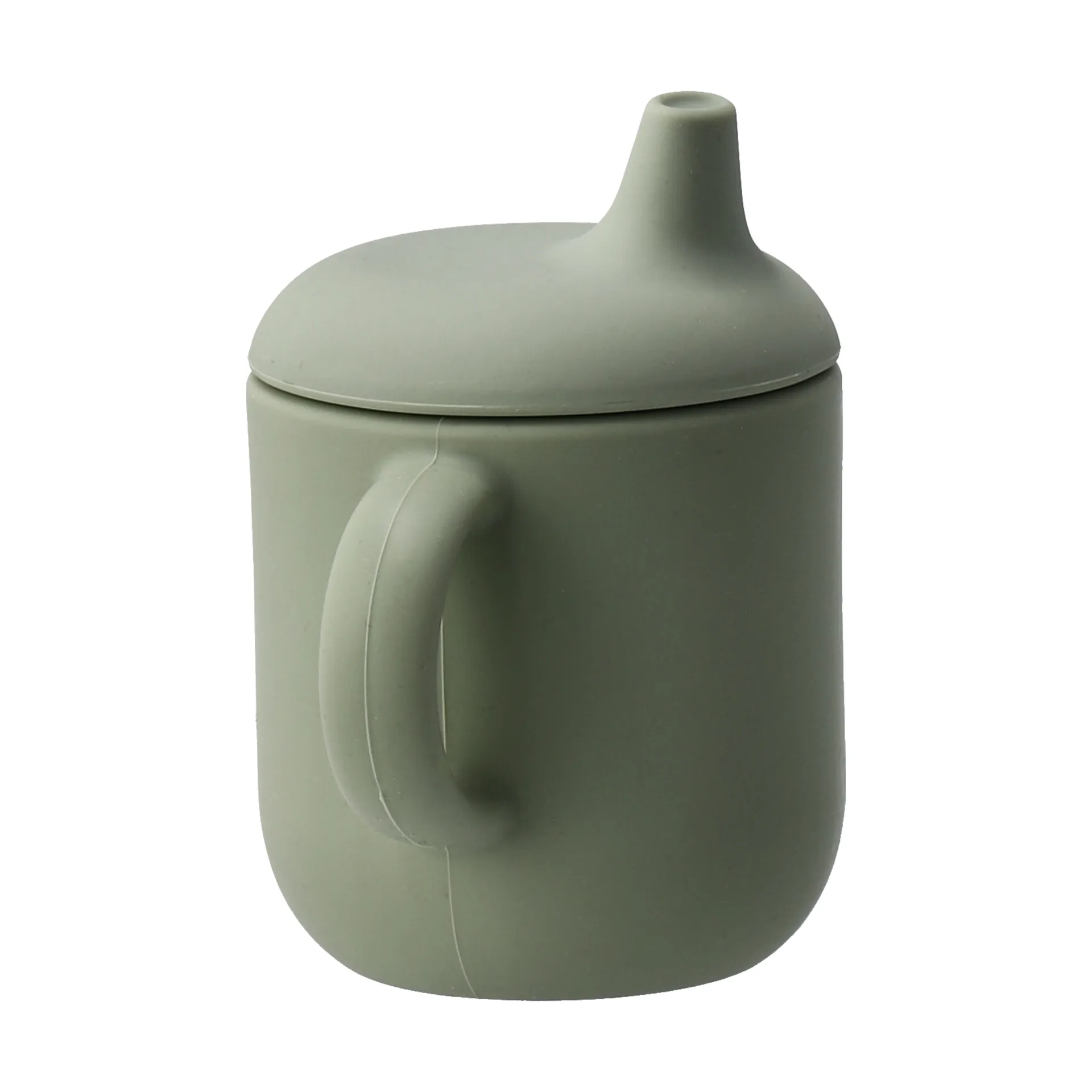 Vaso con boquilla Elvie silicona 180 ml, Green Scandi Living