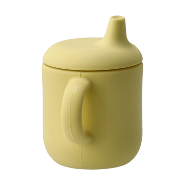 Vaso con boquilla Elvie silicona 180 ml - Lemon - Scandi Living