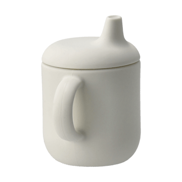 Vaso con boquilla Elvie silicona 180 ml - Vanilla - Scandi Living
