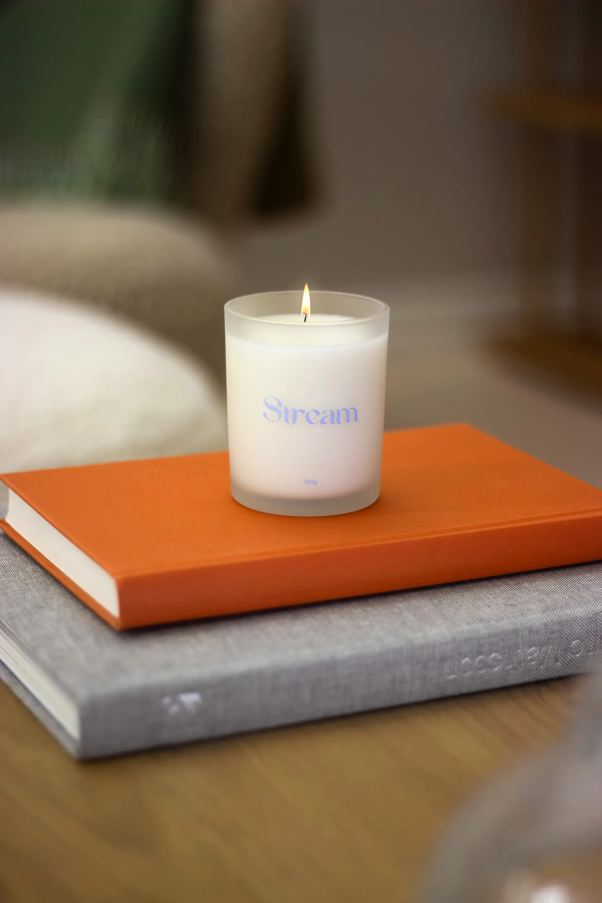 Vela aromática Stream, 180 g Scandi Living