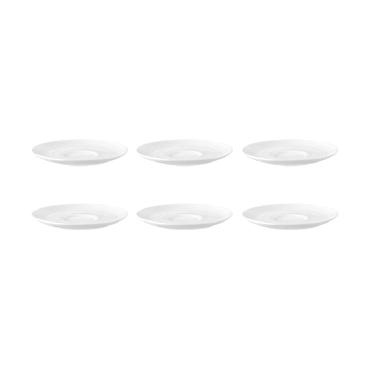 6 Platos de café Terra Ø12 cm - Blanco - Seltmann Weiden