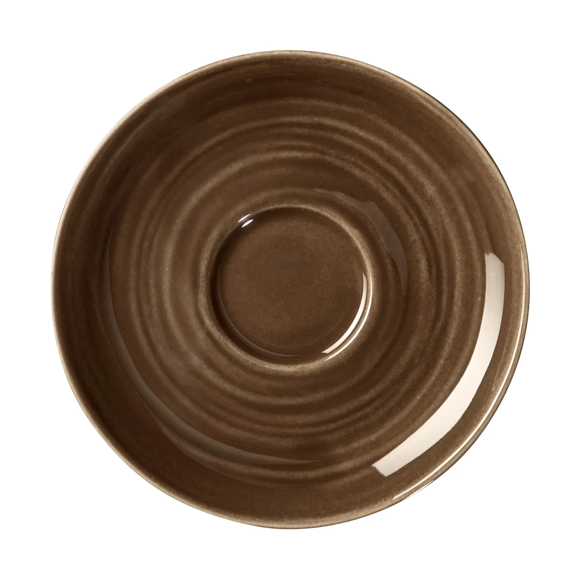 6 Platos de café Terra Ø12 cm, Earth Brown Seltmann Weiden