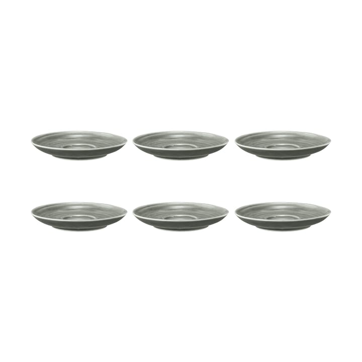 6 Platos de café Terra Ø12 cm - Pearl Grey - Seltmann Weiden