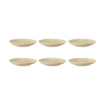 6 Platos de café Terra Ø12 cm - Sand Beige - Seltmann Weiden