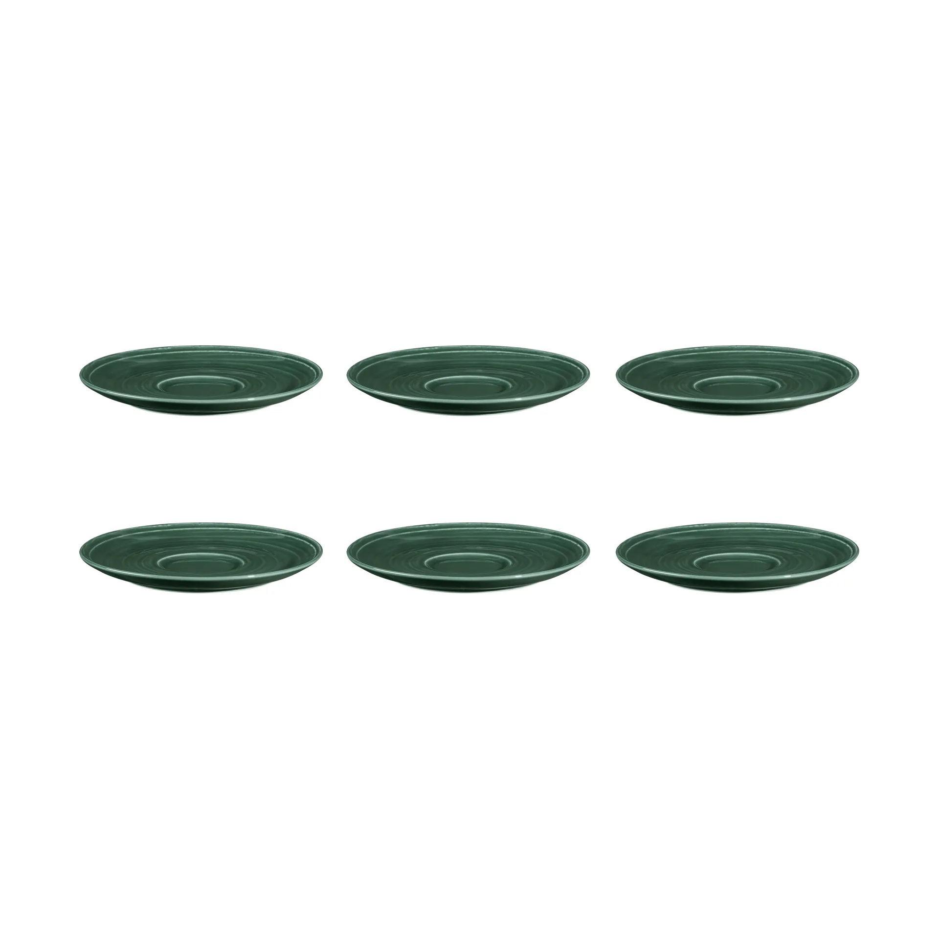 6 Platos de café Terra Ø16,1 cm, Moss Green Seltmann Weiden