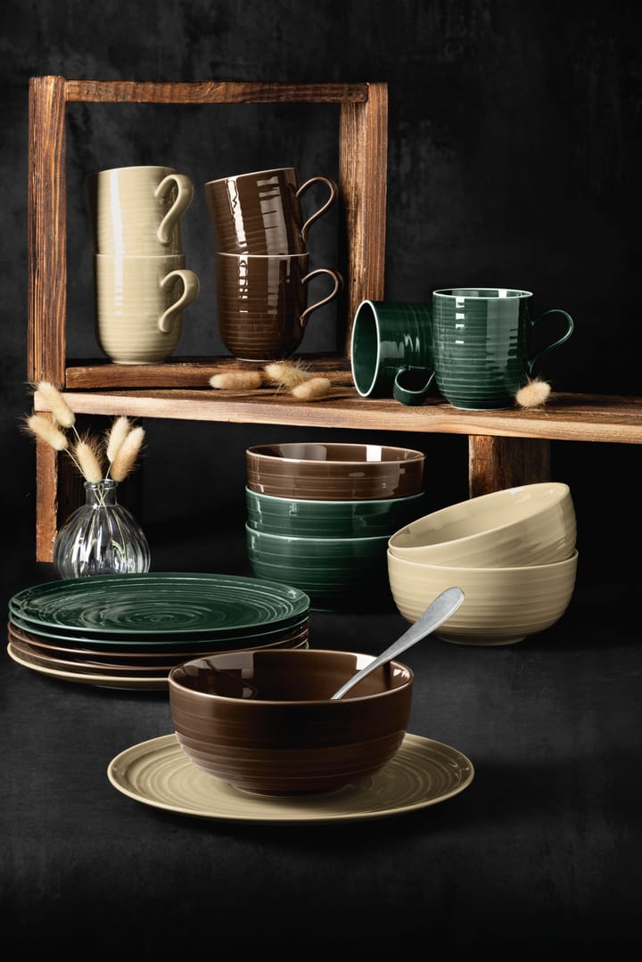 6 Platos de café Terra Ø16,1 cm, Moss Green Seltmann Weiden