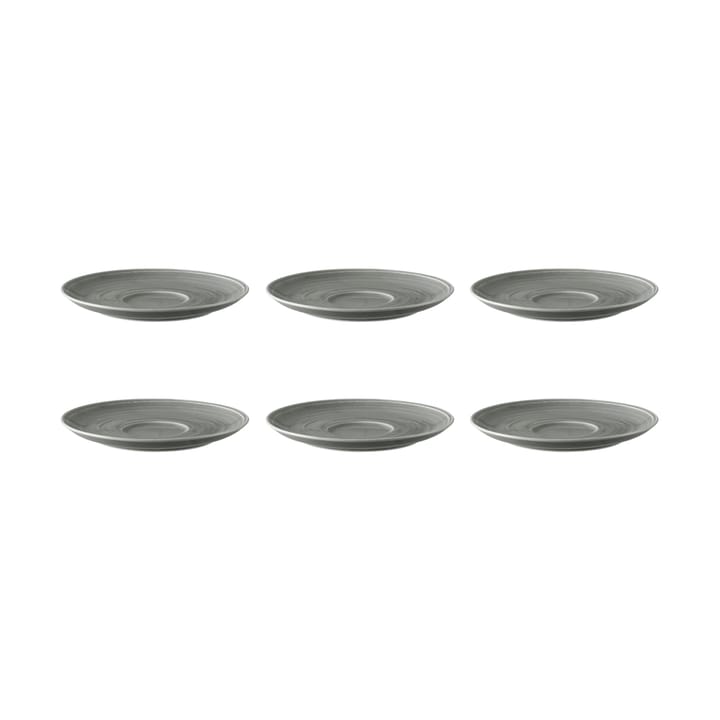 6 Platos de café Terra Ø16,1 cm - Pearl Grey - Seltmann Weiden